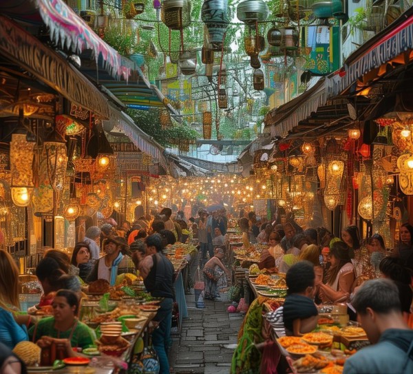 绿东美食街,味蕾之旅