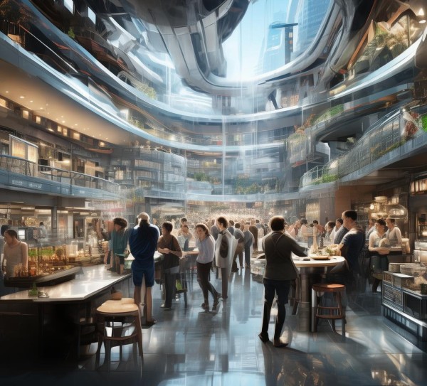 食堂,文明之都的创新与实践平台