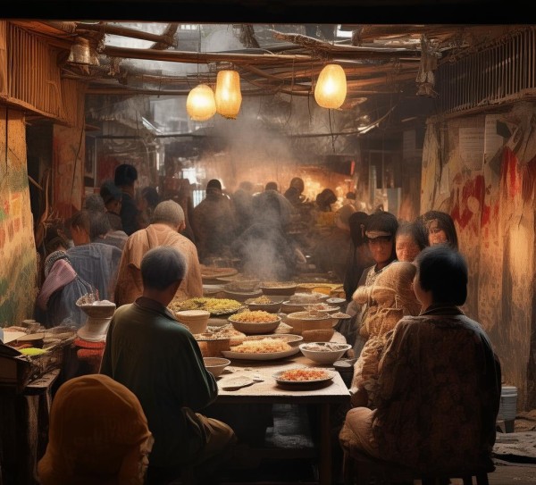 成都人民食堂保障民生窗口