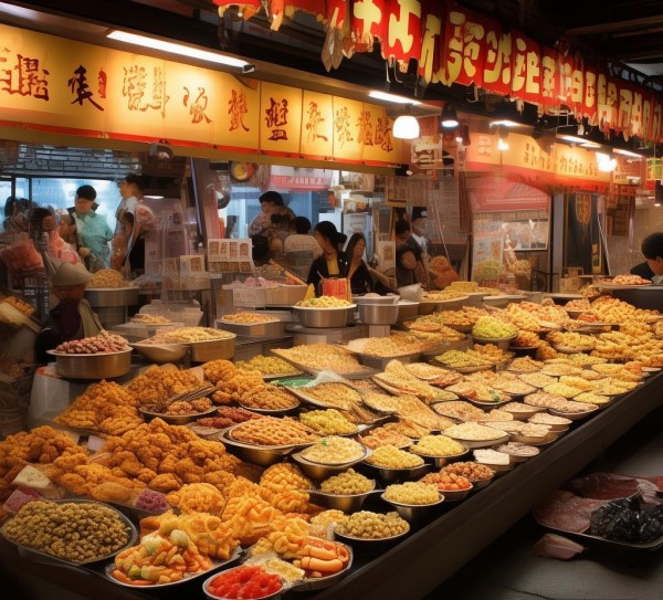 江汉路,零食自助餐的黄金选择