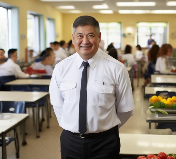 食堂管理员,文明环境的守护者