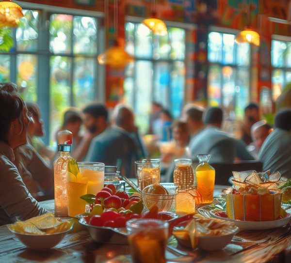 电力公司热腾腾的夏季餐供应,夏季清凉,温暖你的心灵